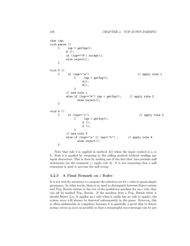 Compiler Design: Theory, Tools, and Examples - Page 108
